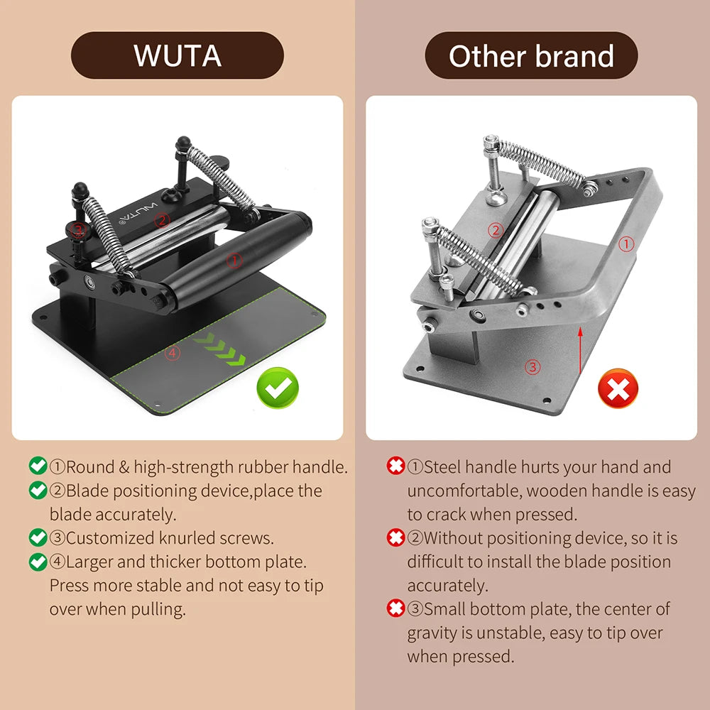 Manual Leather Skiving Machine for DIY Leatherwork