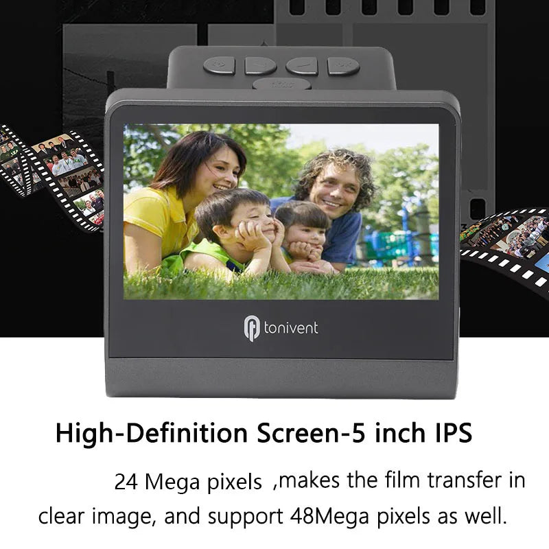 24MP Film & Slide Scanner with 5 Inch LCD Screen