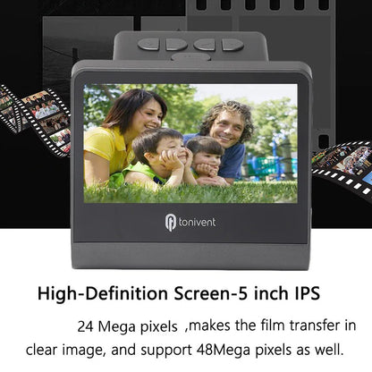 24MP Film & Slide Scanner with 5 Inch LCD Screen