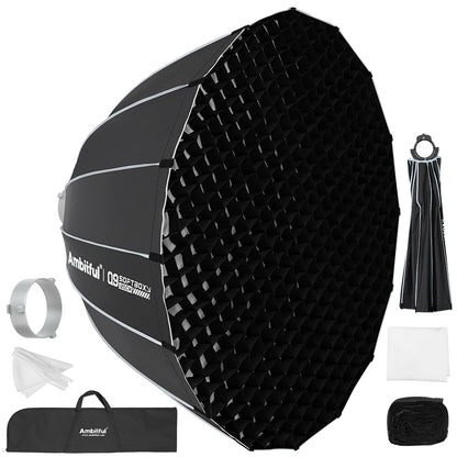 120cm Parabolic Softbox with Grid Bowens Mount