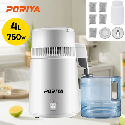Electric 4L Water Purifier with Stainless Steel Tank