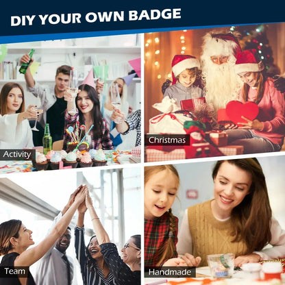 Pink Manual Badge Machine for Kids