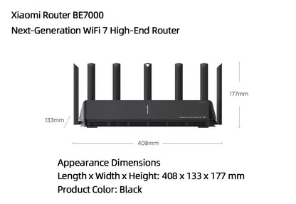 Smart WiFi 7 Mesh Router for Whole Home Coverage