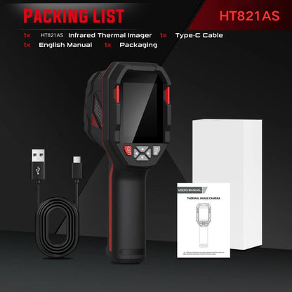 Portable Infrared Thermal Camera with Rechargeable Battery and HD Display