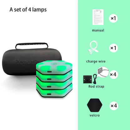 Portable Reaction Training Lights Set of 4 Agility Speed