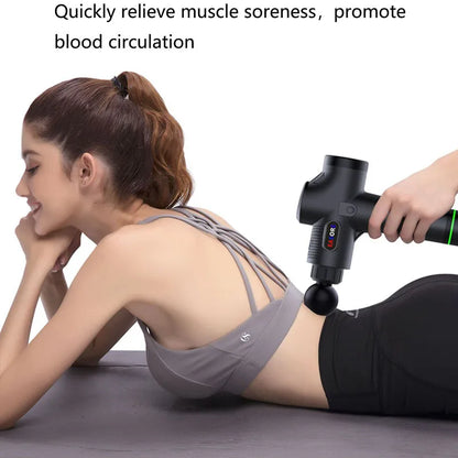 Carbon 12 Heads Deep Tissue Massage Gun 24V