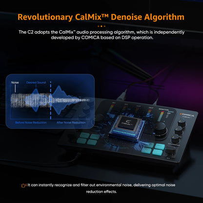 Audio Interface with XLR for Streaming and Recording