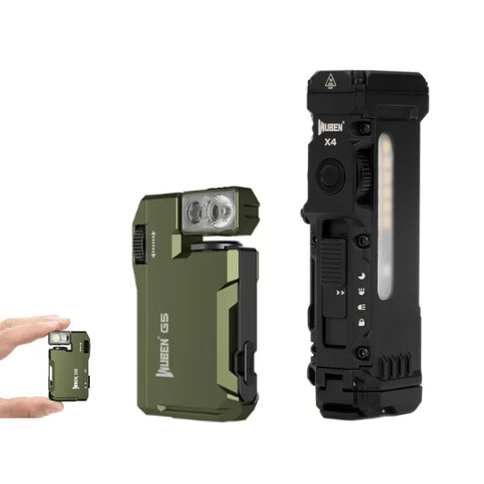 Compact X4 and G5 Black EDC Flashlight Combo