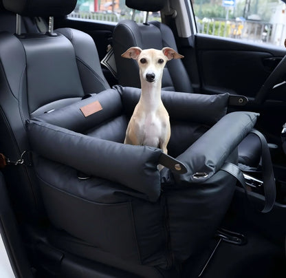Luxury Pet Car Seat Booster Waterproof Travel Bed Green
