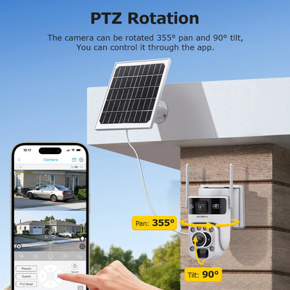 4G Solar Camera with 64GB Storage & Zoom