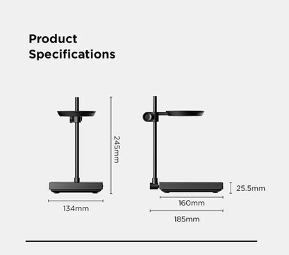Mini Coffee Scale with Detachable Stand and Timer