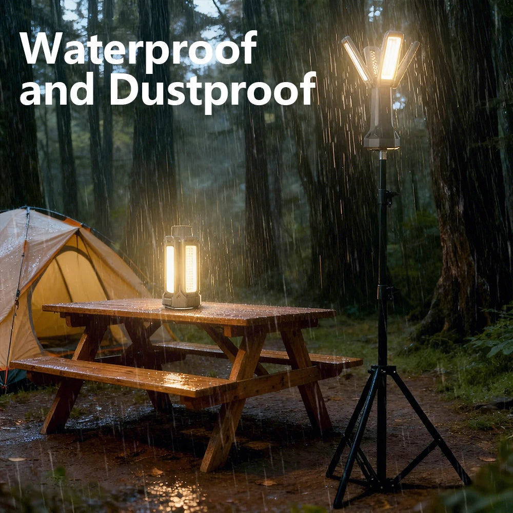 16000mAh Rechargeable Camping Light Telescopic LED Stand