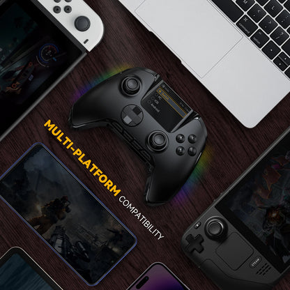 Wireless Hall Effect Gaming Controller with Charging Dock White