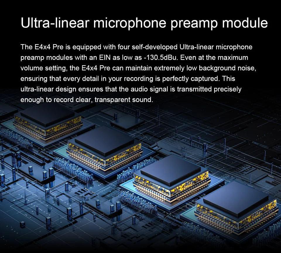 Pre-Professional 8 Channel Audio Interface with 4 LoopBack