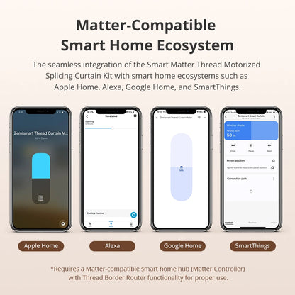 WiFi 4m Smart Curtain Motor for Google Home