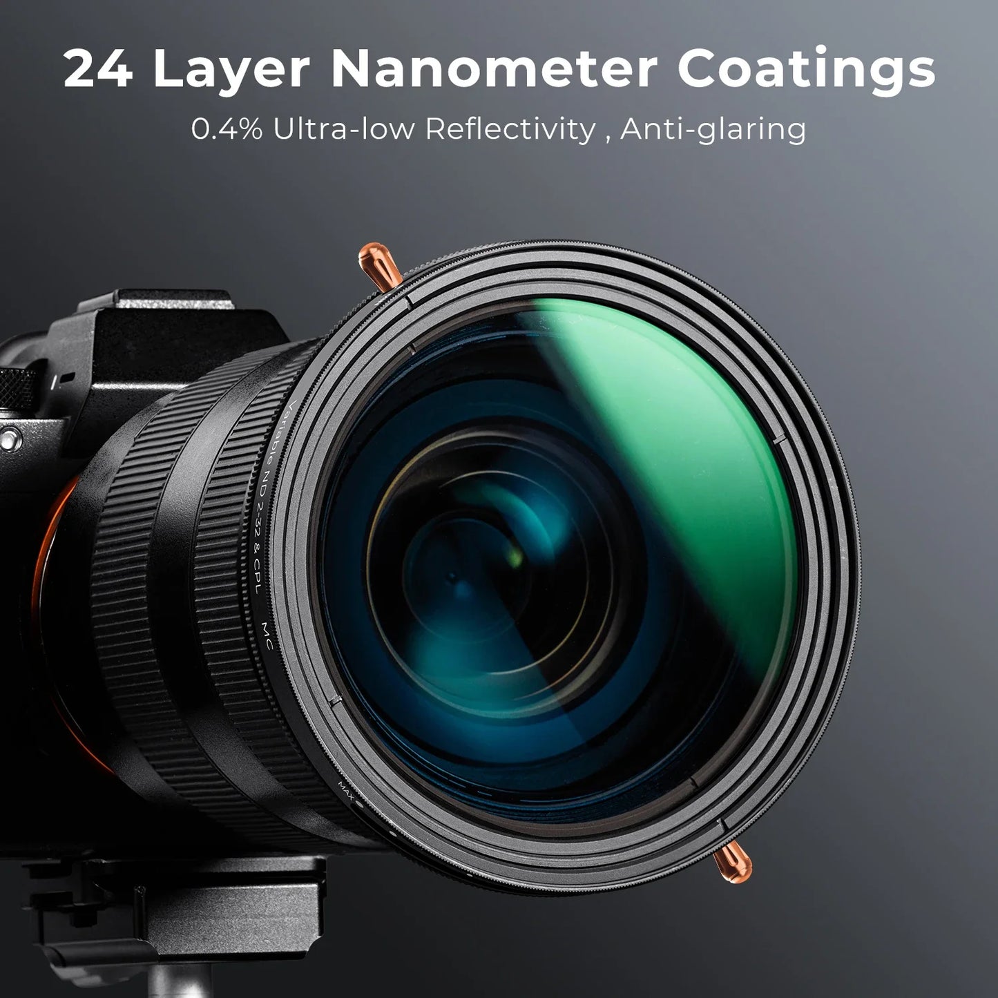 67mm Variable ND2-ND32 CPL 2in1 Camera Lens Filter