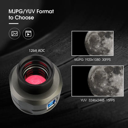 Astrophotography Camera Kit with 1.25 Inch Filter