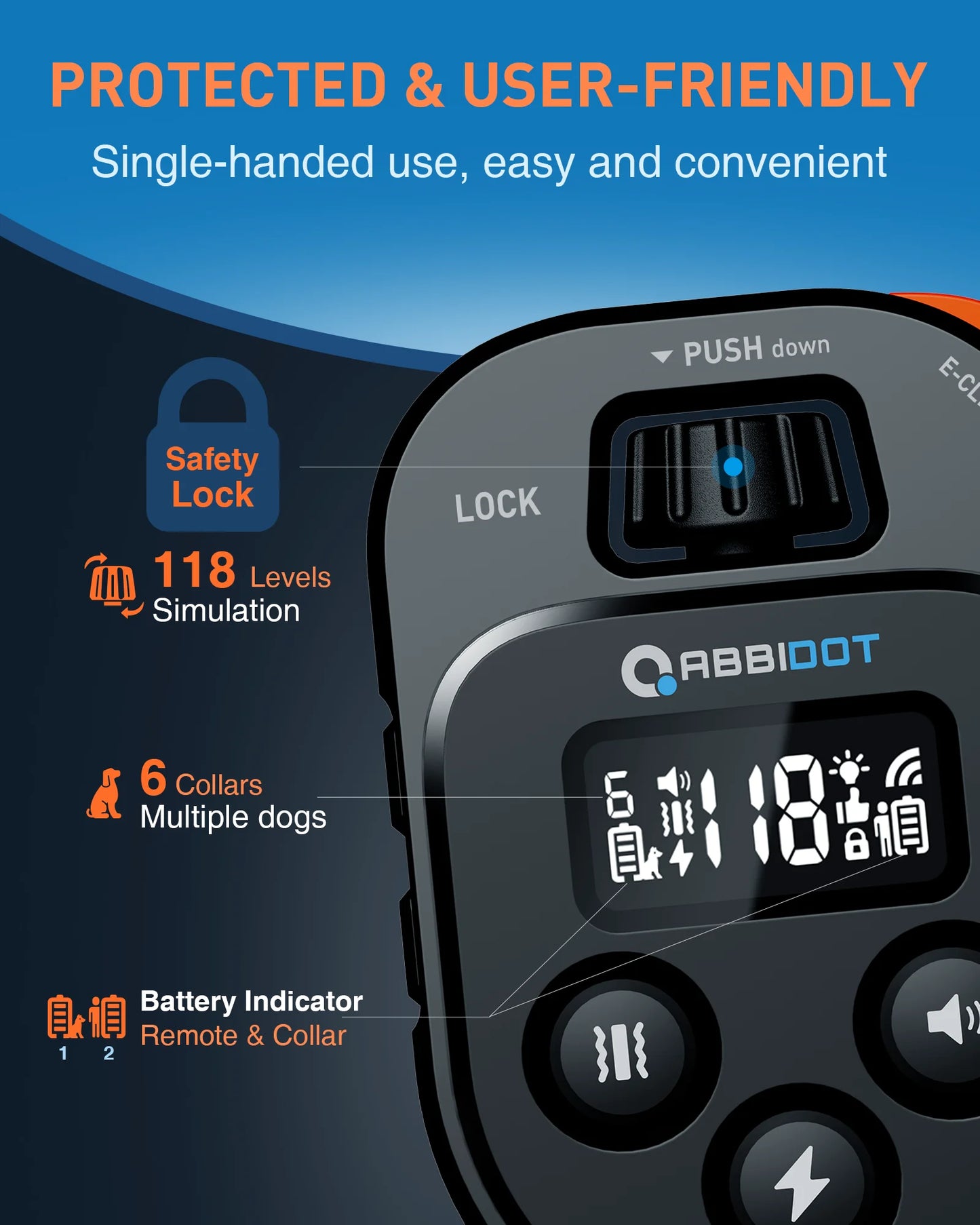 Waterproof Dog Training Collar with Remote Control