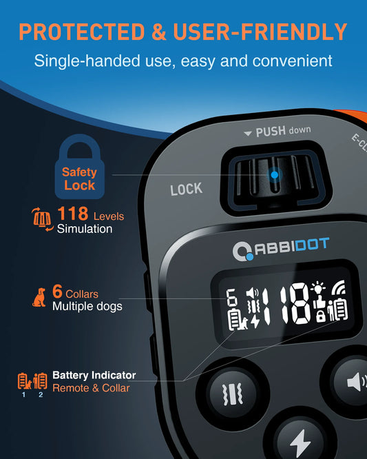 Waterproof Dog Training Collar with Remote Control