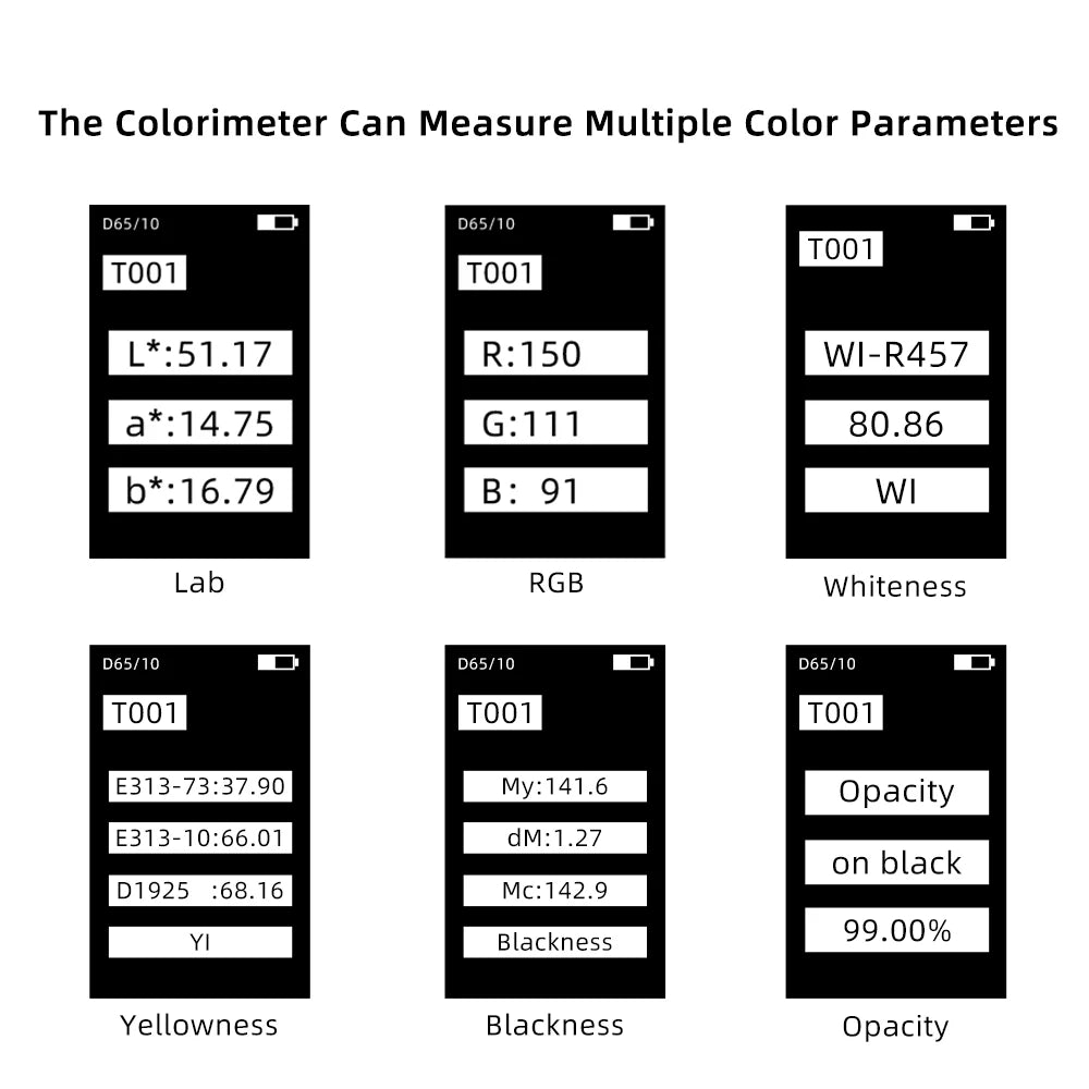 Portable D8 Colorimeter with 8mm Aperture
