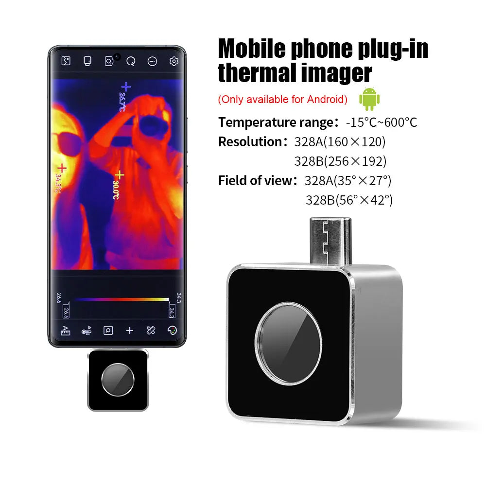 328A USB-C Pocket Thermal Camera for Industrial Use