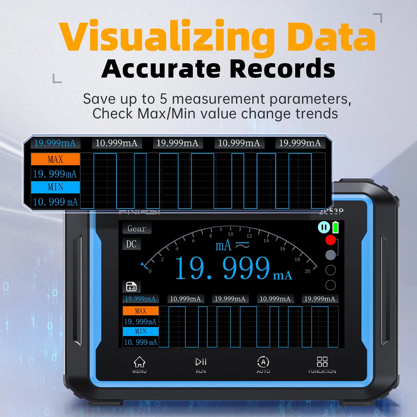 3-in-1 50MHz Digital Oscilloscope with Multimeter Touchscreen