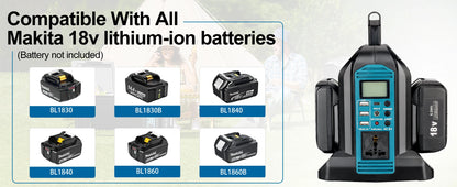 Cordless 350W Power Inverter for Emergency Use