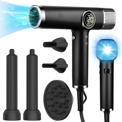 Professional 5 in 1 Hair Dryer Brushless Ionic Styler 1800W