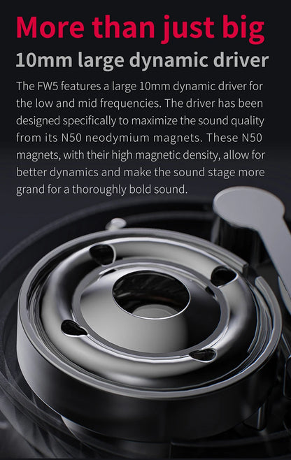 True Wireless Stereo Earbuds with 10mm Drivers