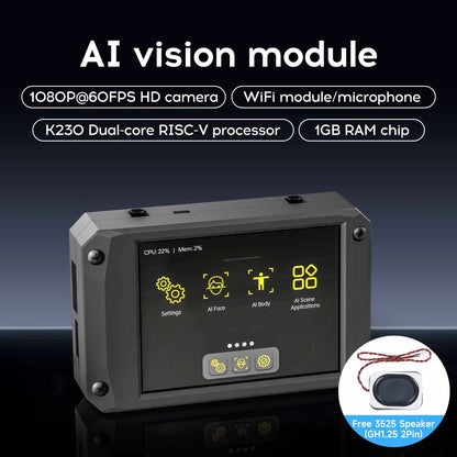AI Camera Module with 2.4-Inch HD Touchscreen