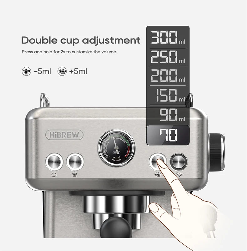 20 Bar Semi Automatic Espresso Coffee Machine 58mm Portafilter