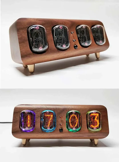 Retro Nixie Tube Digital Clock Bluetooth Smart Display
