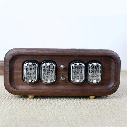 Black Walnut Solid Wood Clock Base Stand