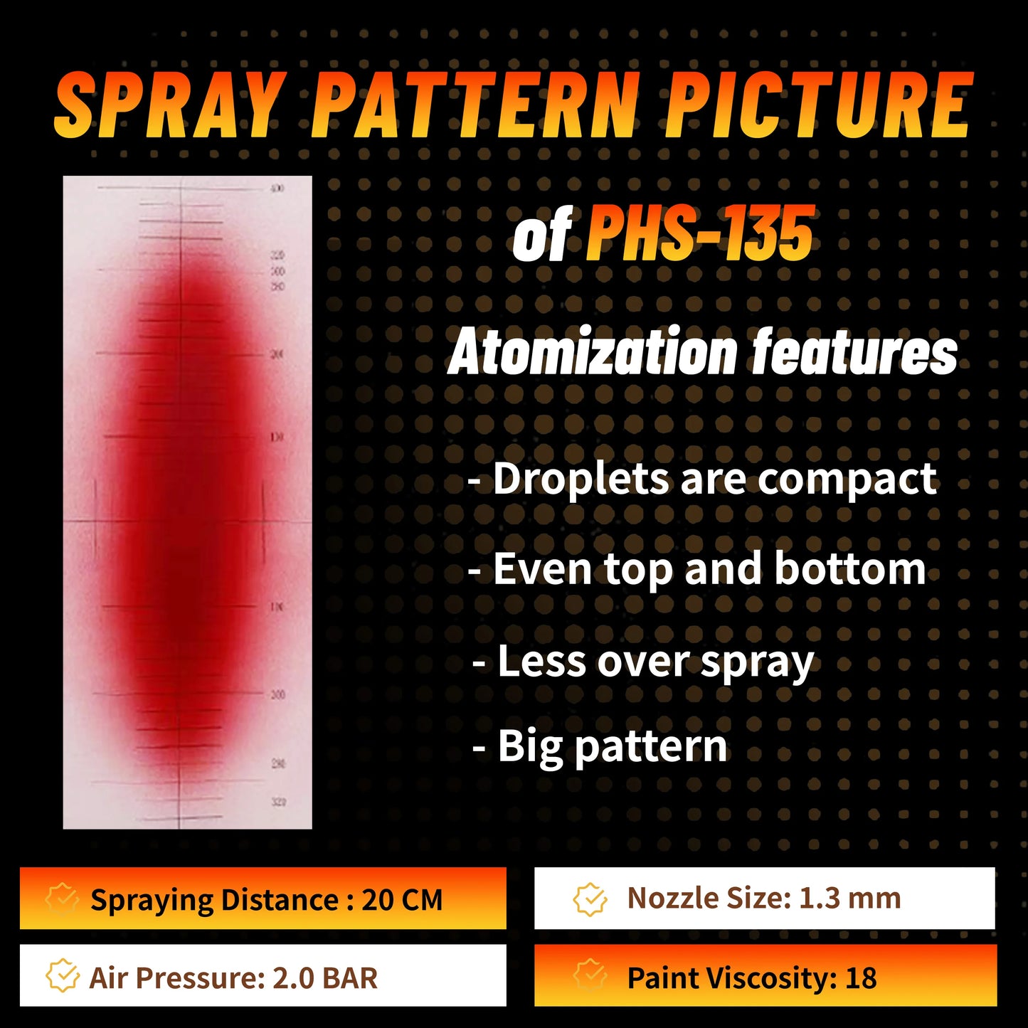 HVLP Paint Spray Gun 1.8mm Nozzle for Smooth Finish