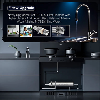 High Capacity 5000L UF Water Purifier Whole House System