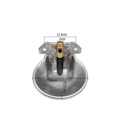 Livestock Drinker Set with Copper Valves 4 Piece