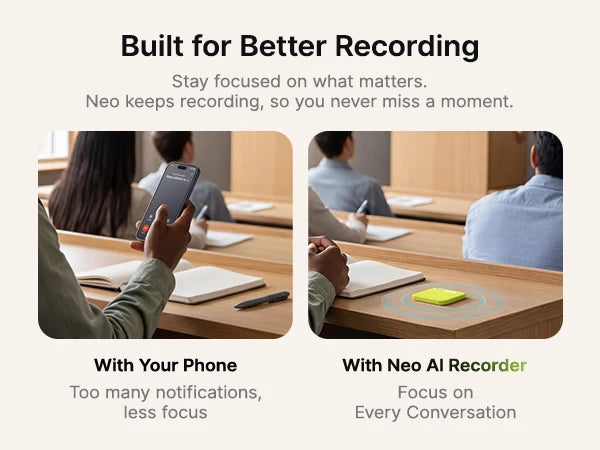 AI Voice Recorder with Transcription & Meeting Summaries