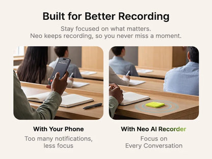 AI Voice Recorder with Transcription & Meeting Summaries