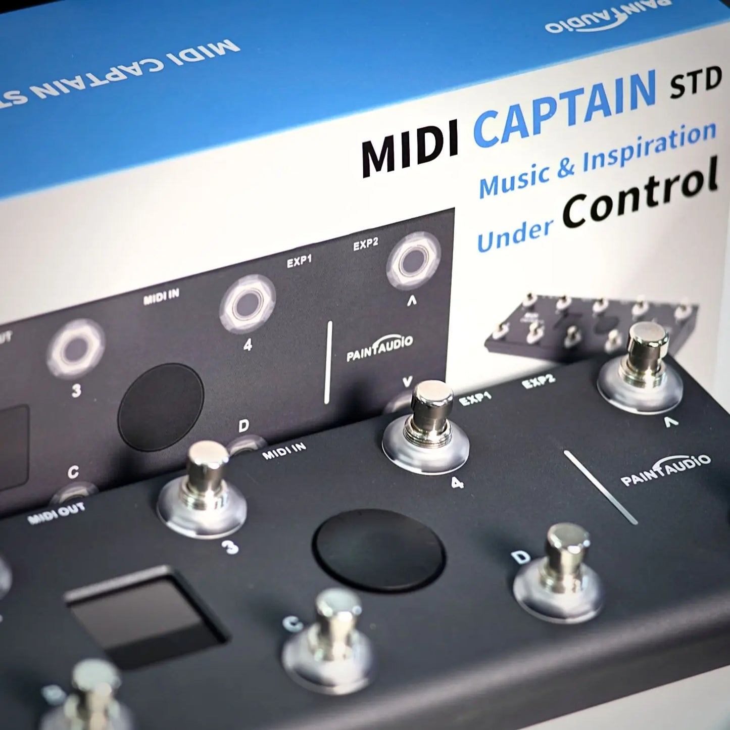 Portable MIDI Foot Pedal Controller for Music Production and Software