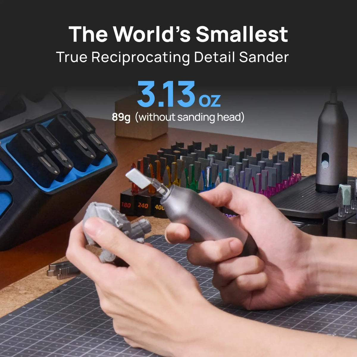 Cordless Mini Reciprocating Pen Sander for DIY Crafts