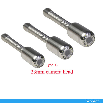 23mm Pipe Inspection Camera Head with 12 LED Lights