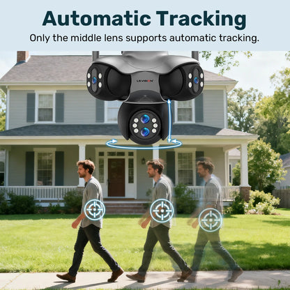 5 Screen Waterproof CCTV Camera Auto Tracking 128GB
