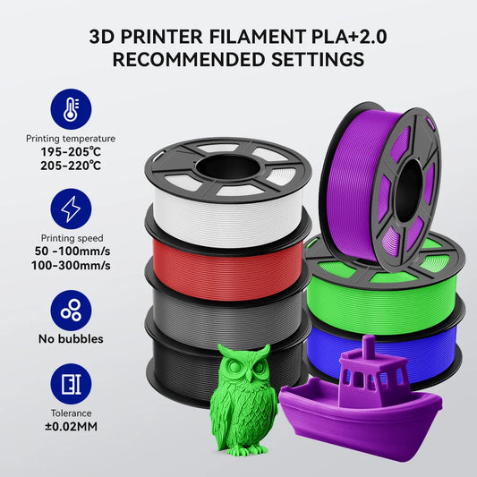 PLA+ PETG PLA 3D Printer Filament 10 Rolls