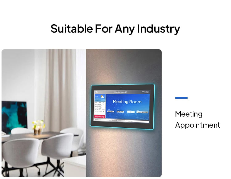 10.1 Inch Meeting Room Booking Tablet NFC RFID POE 32G