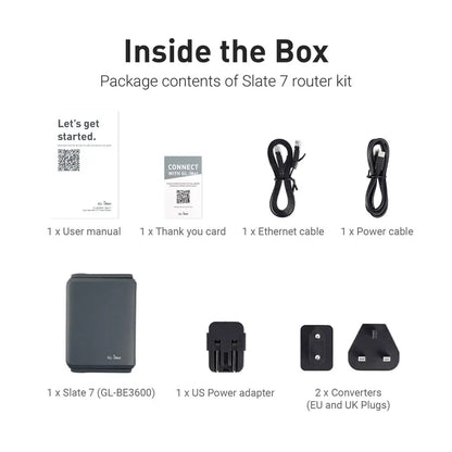 Dual Band Wi-Fi 7 Travel Router with Gigabit Speed
