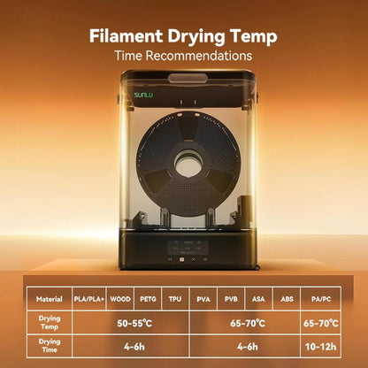 3D Printer Filament Dry Box Smart Temperature Control