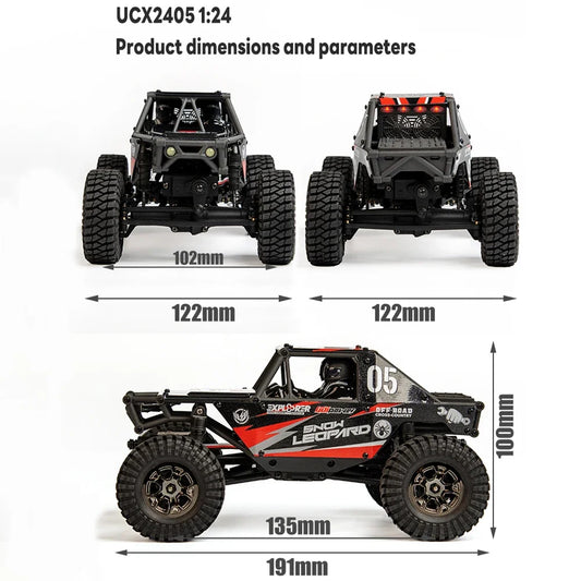 Pro 1/24 Scale RC Off-Road Rock Crawler