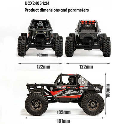 High-Torque 4WD RC Crawler Climbing Truck Pro