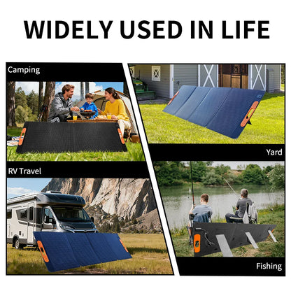 Portable 100W Solar Panel for Camping RV Power