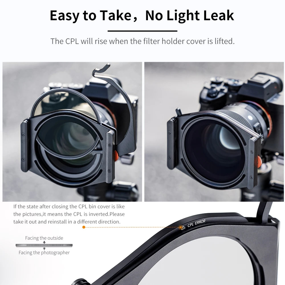 Square Filter Holder Kit with CPL and ND1000